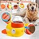 Vibbang Entenform Interaktive Futterspender, Hund Slow Feeder Spielzeug, 2 in 1 Slow Feeder Hund Intelligenzspielzeug, Duck Dog Treat Food Dispenser, Reduziert Blähungen Beugt Schluckbeschwerden