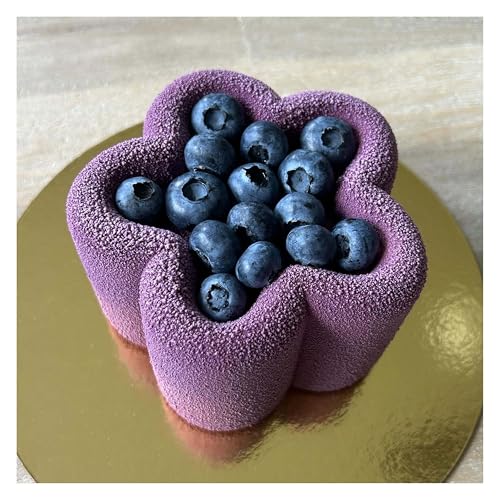 Image of MoldBerry Star-Shaped Silicone Bento Cake Mold - 7.6cm Deep Mini Baking Pan for Cakes, Cheesecakes, Cupcakes, Muffins, Tarts, Snacks & Chocolates - Reusable Non-Stick Mould - 1 Pack