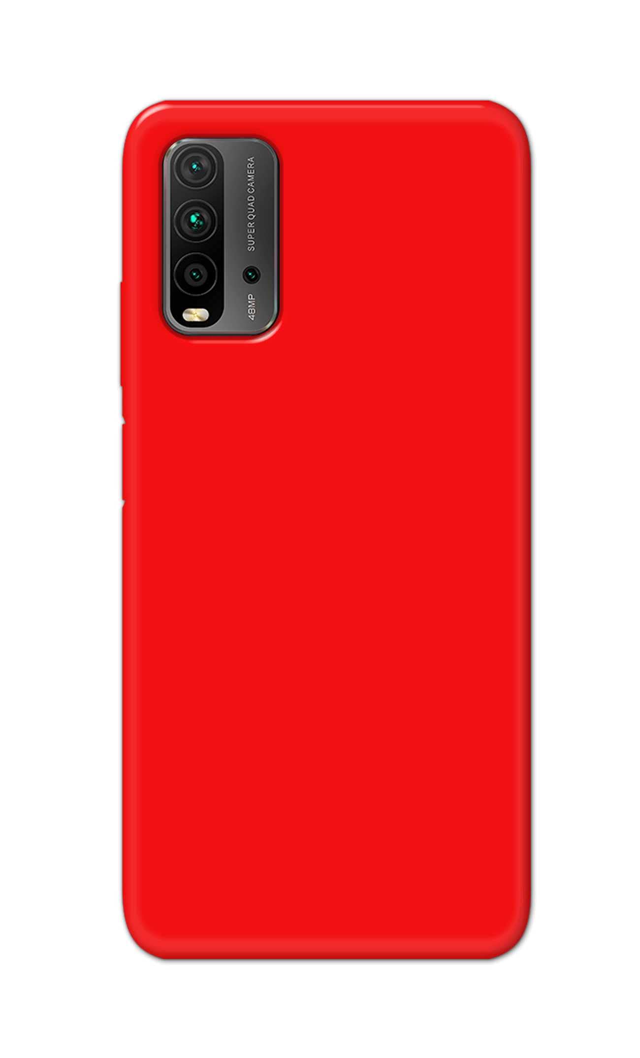 PRINTFIDAA Plain Ruby Printed Designer Hard Back Case Cover for Xiaomi Redmi 9 Power -(SU) RSM1001