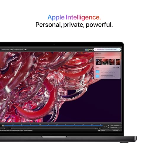 Image of Apple 2024 MacBook Pro with Apple M4 Pro Chip, 14-inch, 24GB RAM, 1TB SSD Storage, Space Black (Renewed)