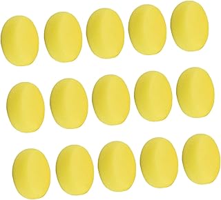 SEWACC 25 Pçs Esponja Absorvente De Pintura Esponja De Cerâmica Esponja De Pintura Facial Ferramentas De Desenho Argila De Carro Esponjas De Tinta Amarela Para Rosto Aquarela Cerâmica