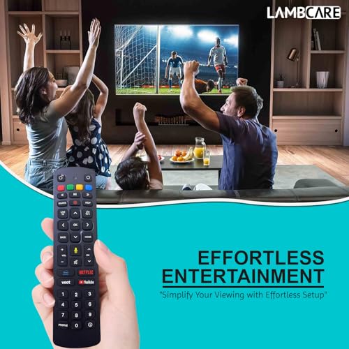 Image of Lambcare Original Remote Control Compatible with jio Fiber Box with Voice Control