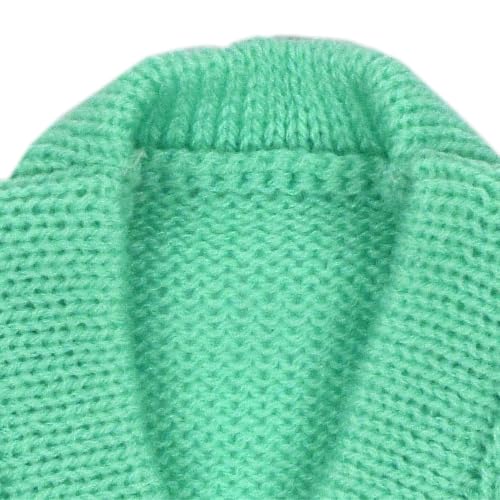 Image of Baby Winter Sweater | Wool Knit Full Sleeve Cardigan for Babies | Soft Warm Winter Clothing for Newborn Boys Girls & Toddlers Combo Orange and Green (3 to 6 Months) Pack of 2