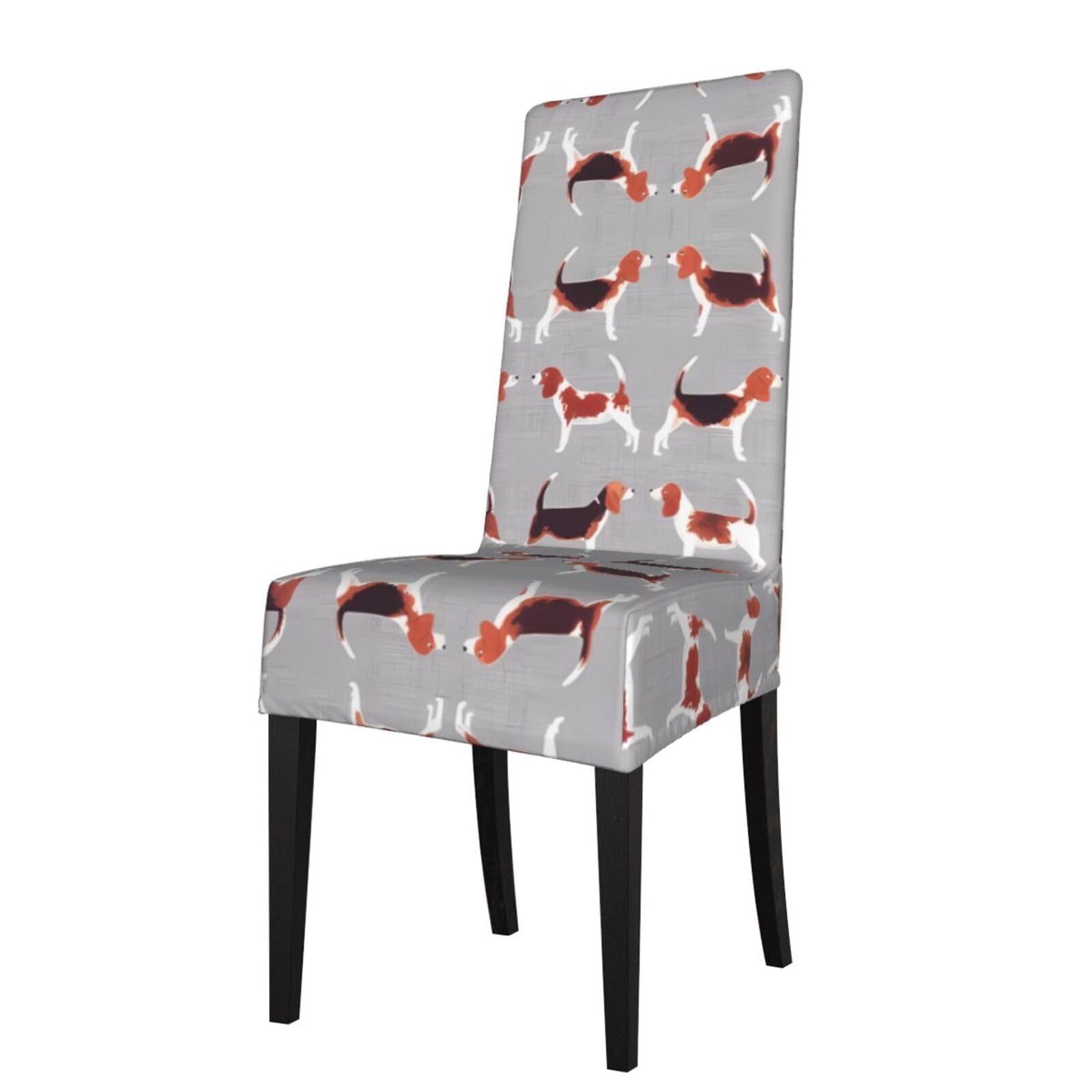 HJFCZH beagle patterns Prints Protection Cover for Dining Chair - Stretchable Chair Throw Covers for Dining Room, Hotel Event Party