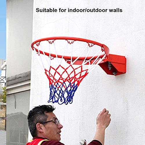 Thunderbay Reinforced Heavy Duty Breakaway Wall Mounted Basketball Rim,18 Inch Standard Double Spring Flex Rim Goal Replacement For Indoor Outdoor Walls #TOP7