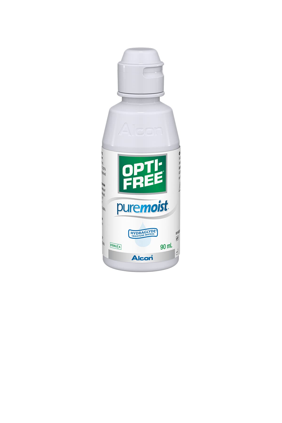 Opti-Free PureMoist - Soluzione di manutenzione per lenti, confezione da viaggio, 1 x 90 ml