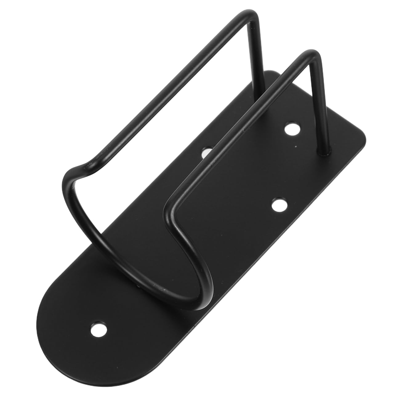 IWOWHERO 1PC Stylish Barber Hair Clipper Holder Stainless Steel Electric Shaver Rack Wall Mounted Organizer Hair Trimmer Cutter Stand