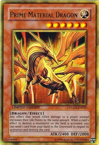 yugioh prime material dragon deck cardcluster may be 1st or Unlimited Edition Complete Custom Deck for Yu-Gi-Oh!