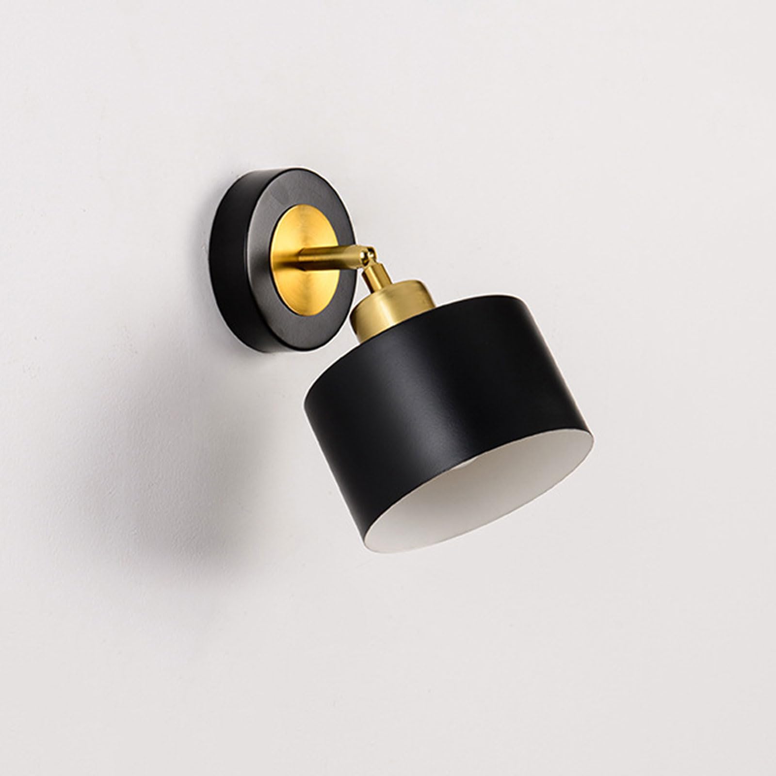 AWEITG Adjustable Minimalist G9 Wall Sconce Lamp - Iron & Glass Indoor Lighting for Home Decoration(Dark-2)