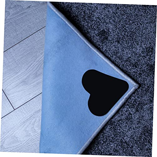 DOITOOL 16 peças de adesivos de tapete de coração tapete antiderrapante fita dupla face tapete adesi