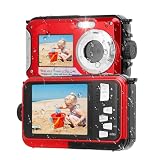 Fotocamera Subacquea, Fotocamera Subacquea da 11FT, Fotocamera Subacquea a Doppio Schermo ...