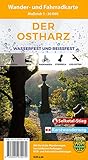  Der Ostharz: Wasserfeste und Reißfeste Wander- und Fahrradkarte