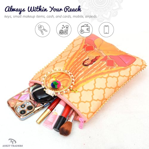 Image of Women Potli Bags Pack of 18 | Gifting Potli with Handle & Zipper | Traditional Shagun Return Gifts Potli for Diwali, Mehandi, Haldi, Baby Shower, Wedding, Sangeet