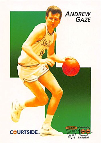 Andrew Gaze Basketball Card (Seton Hall Pirates) 1992 Courtside #10