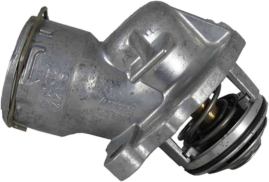 Engine Coolant Thermostat Water Outlet Assembly fits Mercedes-Benz C230,C250,C280,C300,C350 2005 2006 2007 2008 2009 2010 2011-2014 Replacement A2722000115, A2722000415 1X