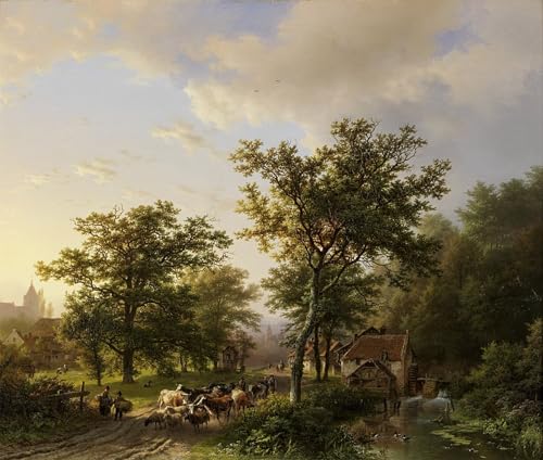 Pintura decorativa de 60x90cm que llena de vida y color tus paredes vacías del salón