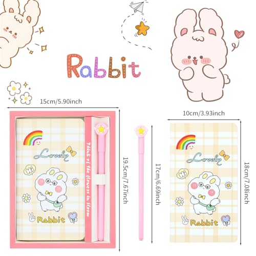 Carnet de notes lapin couverture rigide pour protéger vos écrits