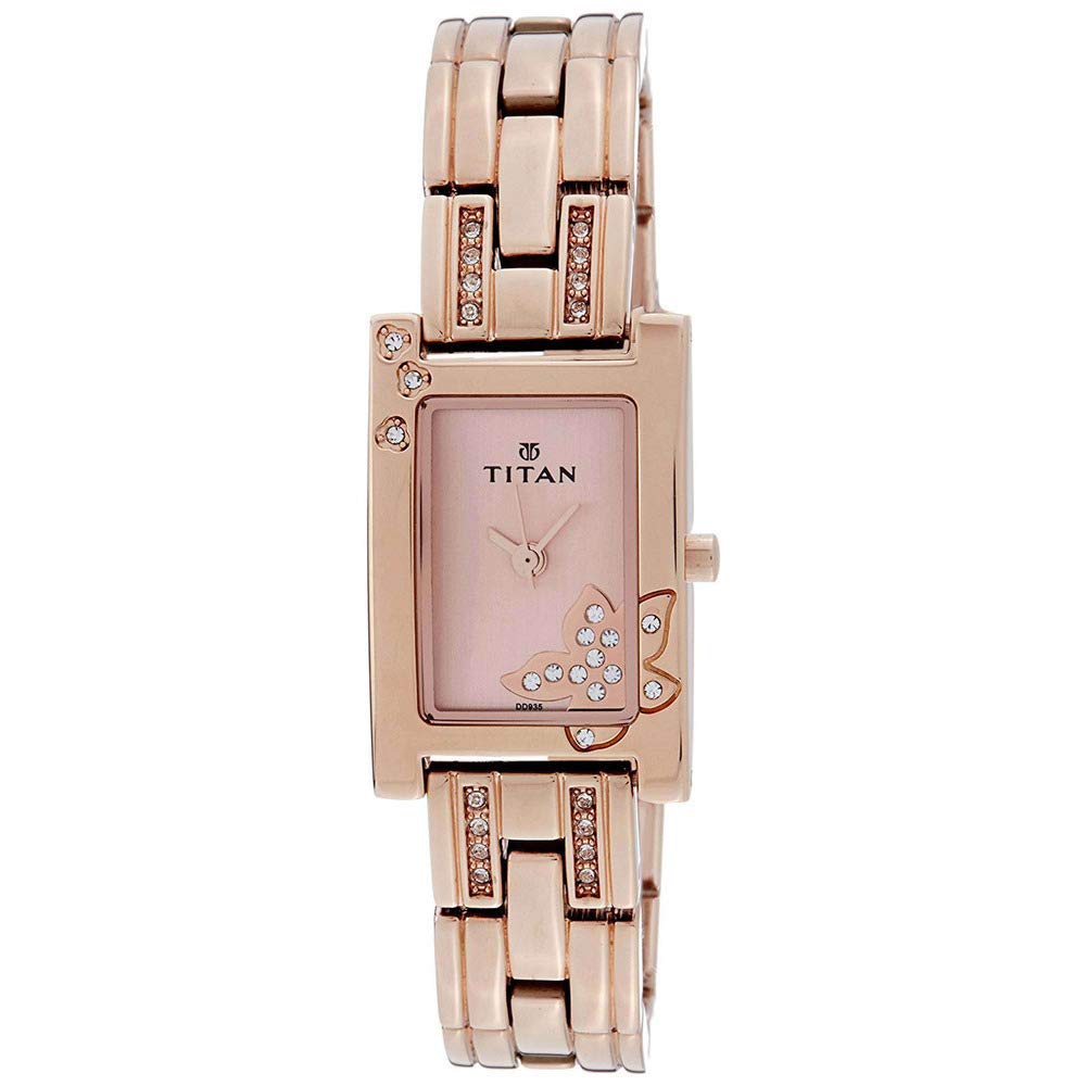 Titan Purple – Glam Gold Analog Pink Dial Women’s Watch -NL9716WM01 / NL9716WM01/NP9716WM01