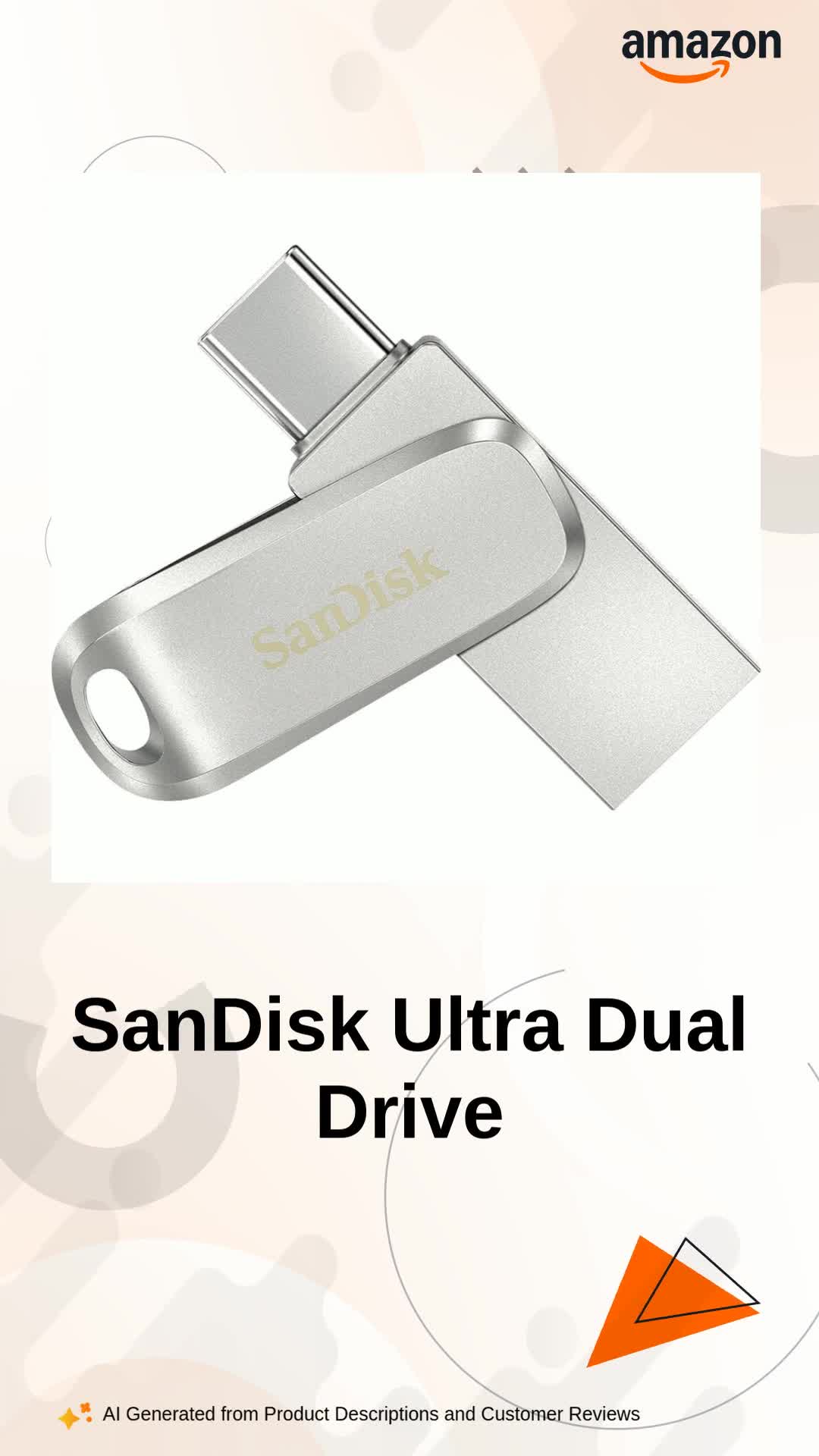 SanDisk 256GB Ultra Dual Drive Luxe USB Type-C - SDDDC4-256G-G46