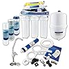Finerfilters Omgekeerde osmose onder de gootsteen drinkwaterfiltersysteem (50 GPD) voor huishouden, verwijdert tot 99…