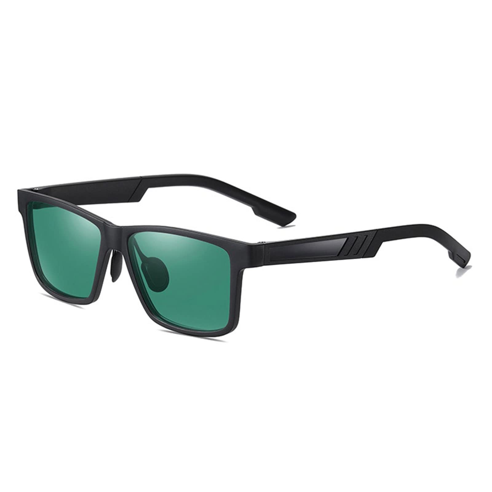 DieffematicMJ Okulary przeciwsłoneczne Klasyczne kwadratowe sunlgasses dla mężczyzn vintage spolaryzowane męskie okulary przeciwsłoneczne kierowcy (Color : Talla �nica)
