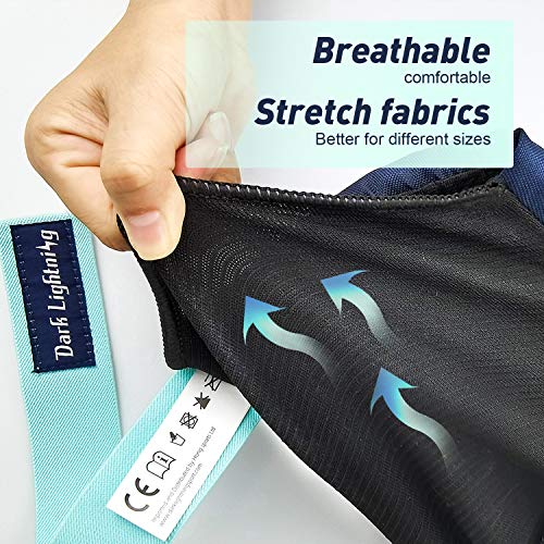 Dark-Lightning-KidsJuniorYouth-Knee-Pads-Elbow-Pads-Wrist-Guards-3-in-1-Protective-Gear-for-SkateboardRoller-SkateInlineCyclingMTB-BikeScooterNavy-BlueL Dark Lightning Kids/Junior/Youth Knee Pads Elbow Pads Wrist Guards 3 in 1 Protective Gear, for Skateboard,Roller Skate,Inline,Cycling,MTB Bike,Scooter(Navy Blue,L) - Image 5