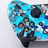 YoRHa Printing Rubber Silicone Cover Skin Case for Xbox One S/X Controller x 1(Witch) with Thumb Grips x 10 - Image 4