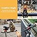 Flexible Tripod, Fotopro Phone Tripods for iPhone Xs Max Mini Camera Tripod for GoPro Sports Camera with Bluetooth Remote Smartphone Mount
