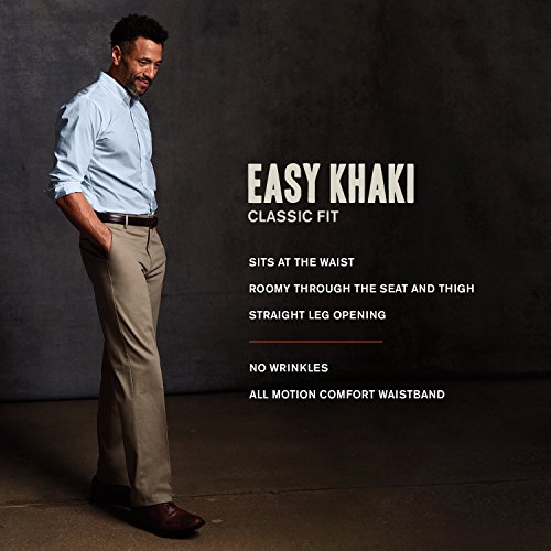 Dockers Men's Classic Fit Signature Khaki Lux Cotton Stretch Pants-Pleated4