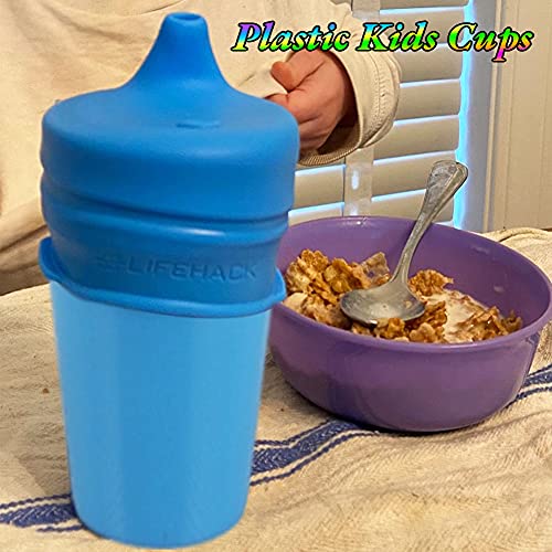 Juuxncgv 24 Pack 7Oz Plastic Kids Cups,Unbreakable Juice Tumblers,Toddler Drinking Cup In 6 Assorted Colors For Parties,School,Bbq,Cafe,Restaurant,Children,Adults #TOP5