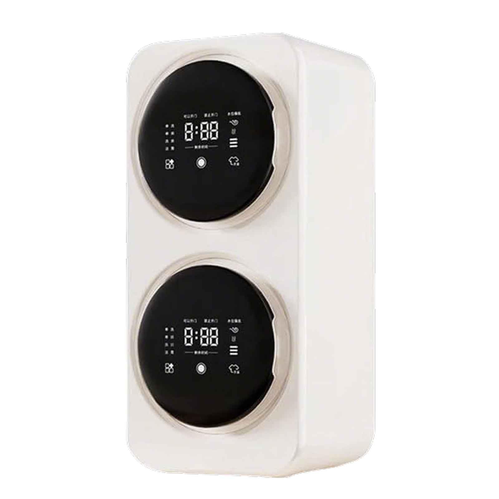 Twin-Drum Automatic Washing Machine,Wall-mounted Underwear Washer Dryer,Smart Touch Desktop Mini Dual Barrel Washing Machine,for Baby Clothes,Underwear, Socks, Towels(Desktop)