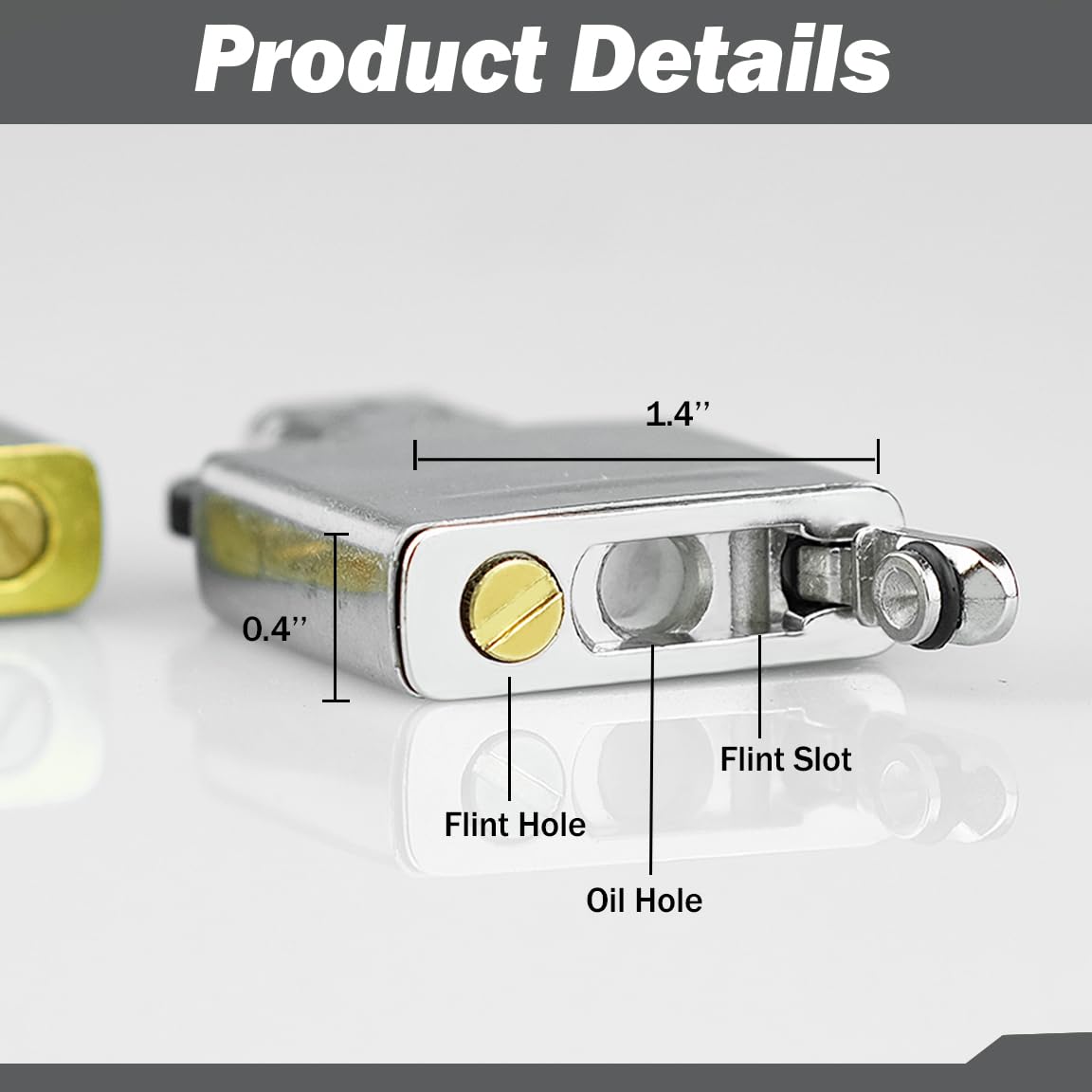 Zippo Lighter Repair Kit - 7 Flint Stones, Wick, Rubber Seals & Anti-Evaporation Gasket For Long-Lasting Performance
