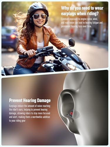 Softvox Reusable Motorcycle Ear Plugs