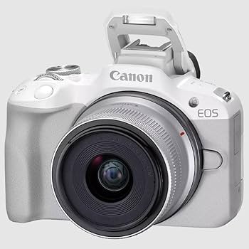 Amazon.com : Canon EOS R50 Mirrorless Camera (White) with RF