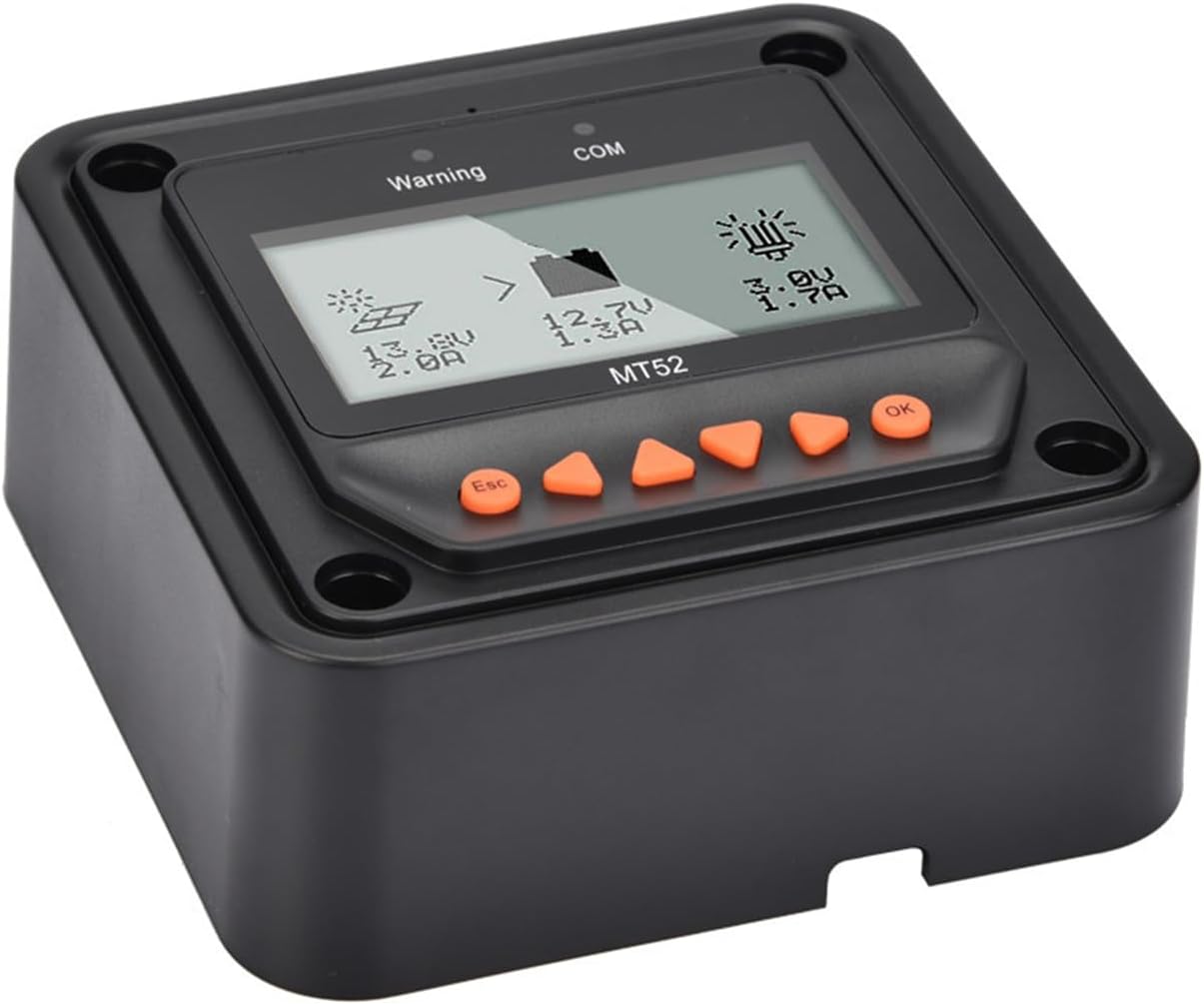 Angled view of Fafeicy MT52 Remote Meter, showing its display and buttons
