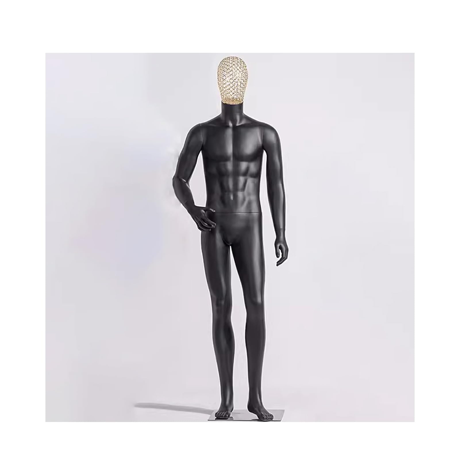 Amazon.co.jp: トルソー メンズ ゴールド中空デザイン男性