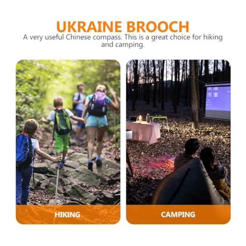 Brújula china portátil de acrílico para camping miniatura 7