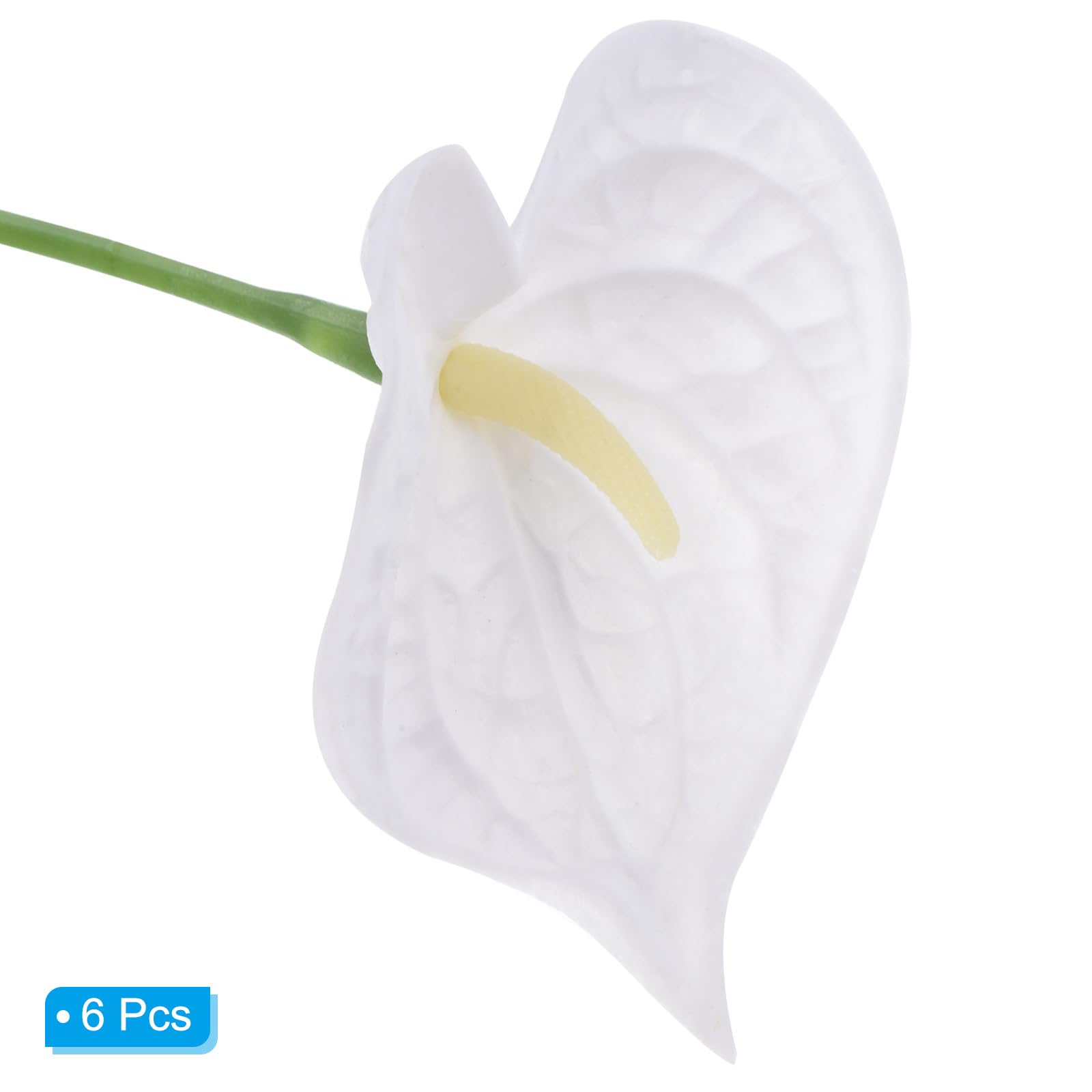 PATIKIL 13" Artificial Anthurium Lily Flowers - Image 3