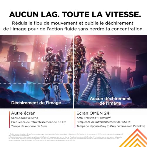 HP OMEN 24 écran gaming 23,8" FHD IPS 165Hz - photo 5