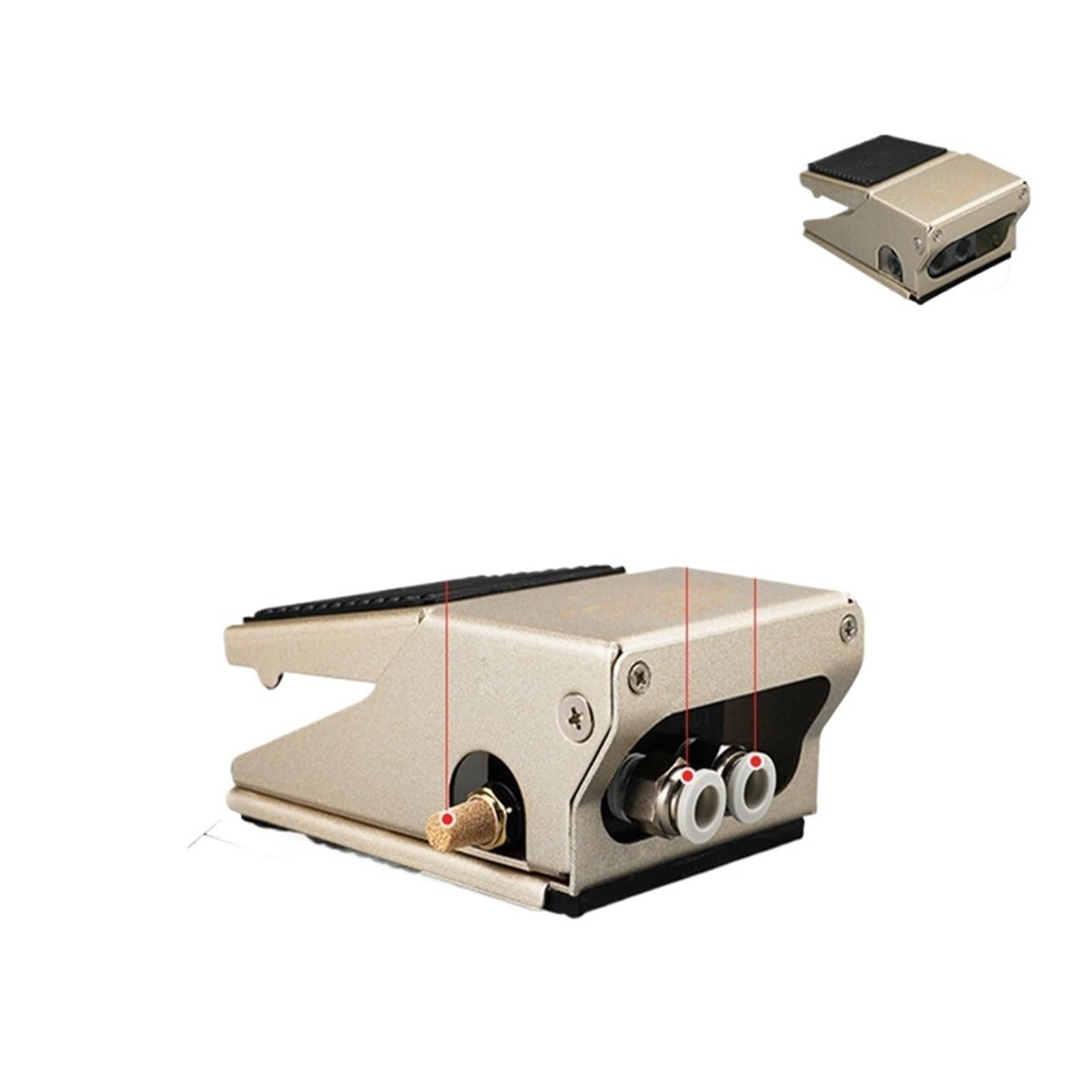 Válvula de pedal neumática 4F210-08G para automatizar bancos de trabajo modernos 4