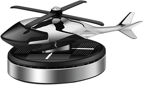 Miniatura 9 de Difusor giratorio de aroma de helicóptero de energía solar, difusor de aceite esencial para automóvil, soporte de perfume de fragancia Pipishoop