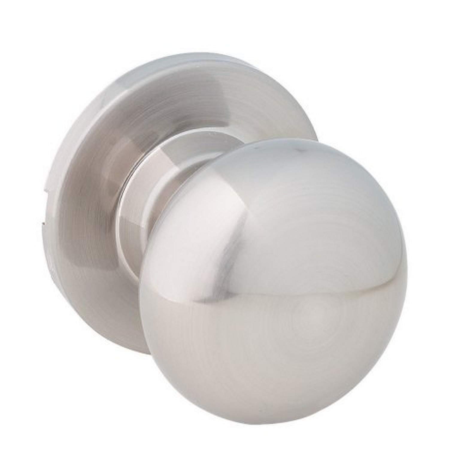 Global Door ControlsSterling Plus Satin Nickel Mercury KnobHandleset Inside Trim