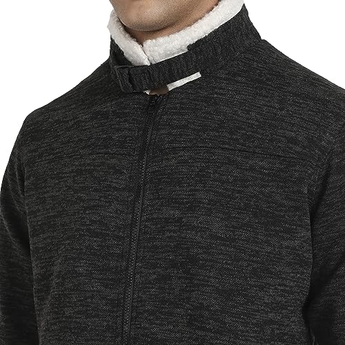 Image of CAHOOT Men's Jacket For Casual Wear | Hooded Neck | Zipper Closure | Long Sleeve | Regular Fit | Polyester Jacket Crafted With Comfort Fit For Everyday Wear