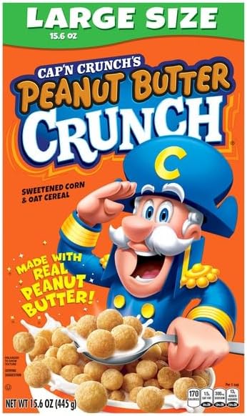 Peanut Butter Crunch Breakfast Cereal, 15.6oz