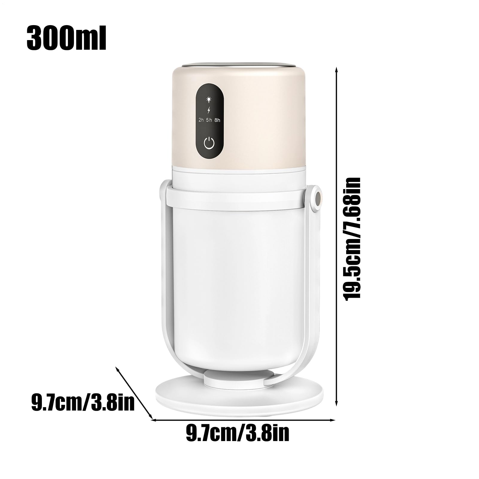 Kleine Raumbefeuchter Für Das Schlafzimmer | 300ml Tragbarer Leiser Haushaltsartikel mit LED-Licht,Luftbefeuchter Für Schlafzimmer,Für Senioren, Kinder, Pflanzen, Zuhause, Büro, Schlaf, Erkältung, Nac