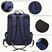 Canvas Backpack for Men Women, Vintage Rucksack Fit 15.6 Inch Laptop Travel Rucksack for Casual Hiking Travel Commute (Blue)