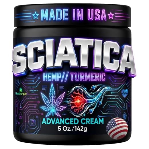 Sciatica Nerve Cream Infused with Soothing Hemp Oil, Turmeric & Lavender-Sciatic Nerve Comfort for Lower Back & Legs-Fast Absorbing Hydration, Extra Strength Non-Greasy Formula - Made in USA 5Oz.