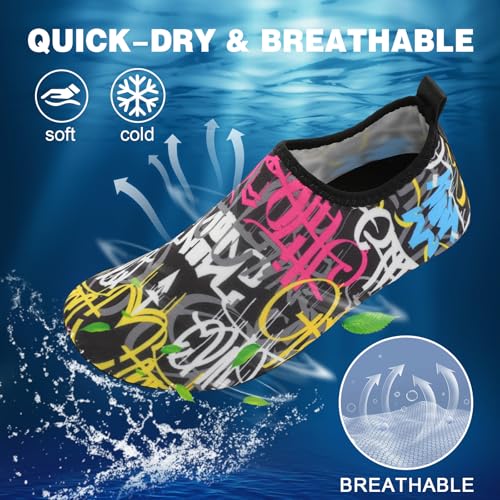 Water Shoes Barefoot Aqua Socks Quick-Dry Swimming Shoes Non-Slip Sole3