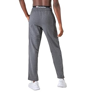 Champion Men's Sweatpants, Fleece, Open-bottom Sweatpants for Men (Reg. Or Big & Tall)