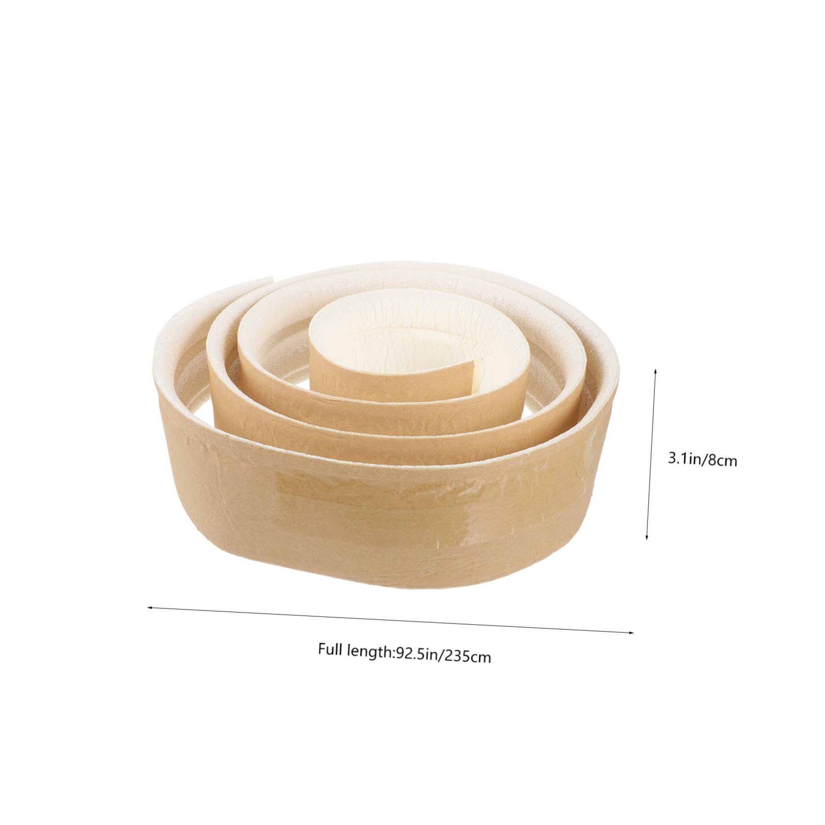 HOMSFOU 5piezas Moldura Flexible Autoadhesiva Para Esquinas De Pared Tira Decorativa De Caulk Para Bordes De Muebles y Azulejos Fácil De Usar Residuos